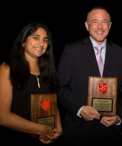 Joseph Domachowske, MD and Manika Suryadevara, MD honored by the Salvation Army