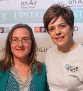 Nurses Cathy Bradley (at left in photo) and Anne Galloway (at right)