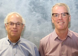 Bioethicists Thomas Curran, MD (at right), and lawyer Robert Olick, JD, PhD 