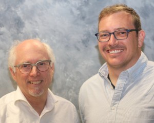 Matthew Potteiger, left, and Evan Weissman, PhD