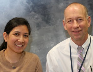 Claudine Ward, MD, and Brian Rieger, PhD