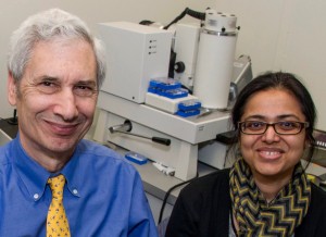 Jerrold Abraham, MD, left, and Soma Sanyal, MD (photo by Richard Whelsky)