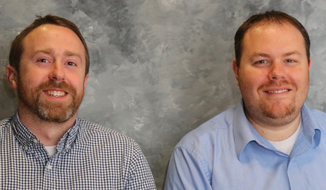 Mickey Daugherty, MD, left, and TImothy Byler, MD (photo by Jim Howe)