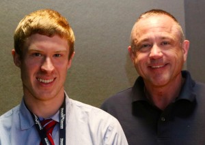 Dan Farrell, left, and Joseph Domachowske, MD (photo by Jim Howe)