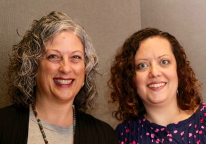 The Rev. Roxanne Pendleton, left, and Andrea Dalton (photo by Jim Howe)