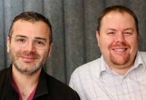 Oleg Shapiro, MD, left, and Timothy Byler, MD (photo by Jim Howe)