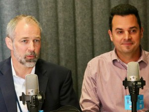 Darren Carboni, left, and Erik Rufa, MD (photo by Jim Howe)