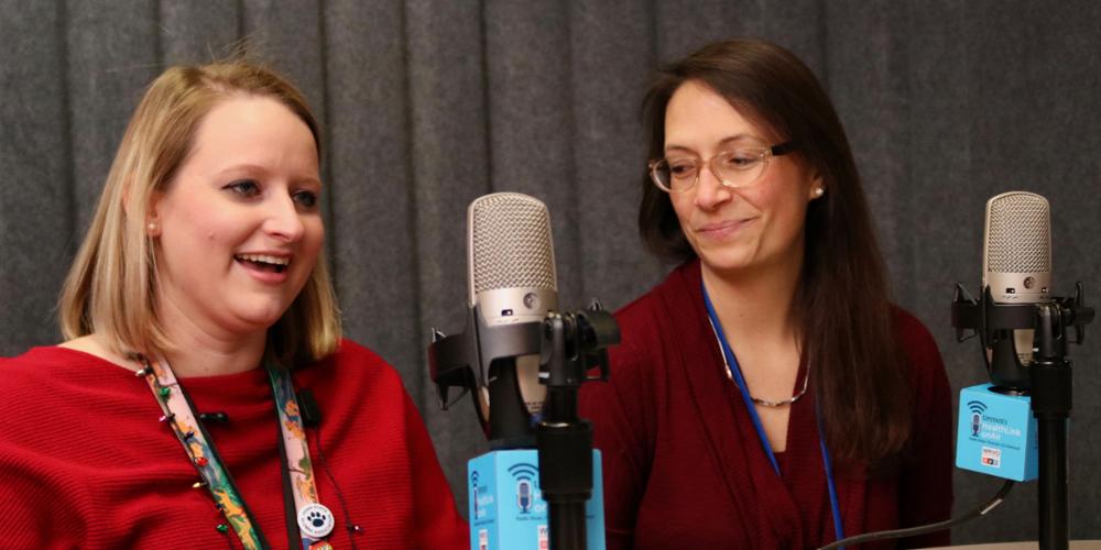 Jill Majeski, PsyD, left, and Kathryn Scott, MD. (photo by Jim Howe)