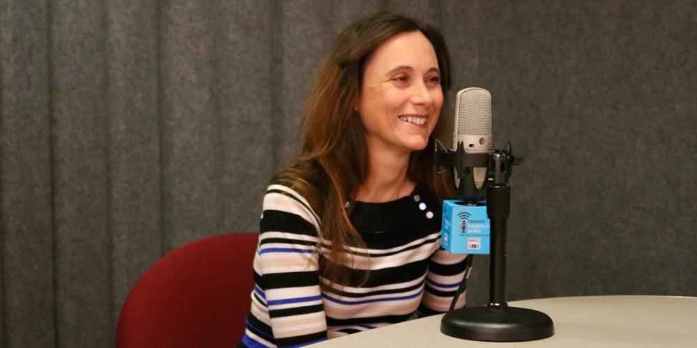 Christine Stork, PharmD, professor of emergency medicine at Upstate and clinical director of the Upstate New York Poison Center (photo by Jim Howe)