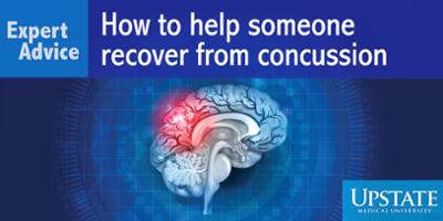 Expert Advice: How to help someone recover from concussion