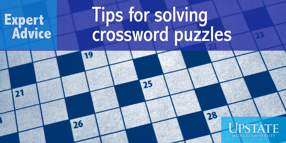 Upstate assistant professor and puzzle creator Rachel Fabi, PhD, has some advice on how to solve a crossword puzzle.