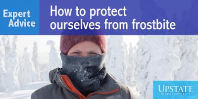 Expert Advice: How to protect ourselves from frostbite