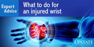 Expert Advice: What to do for an injured wrist