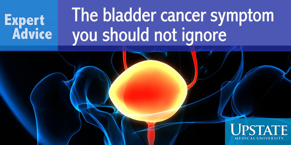 Expert Advice: The bladder cancer symptom you should not ignore