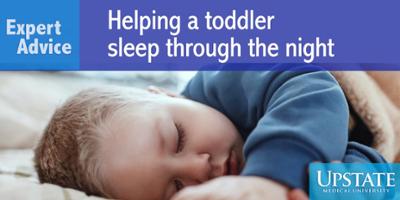 Expert Advice: Helping a toddler sleep through the night