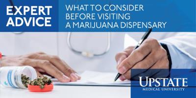 Expert Advice: What to consider before visiting a marijuana dispensary