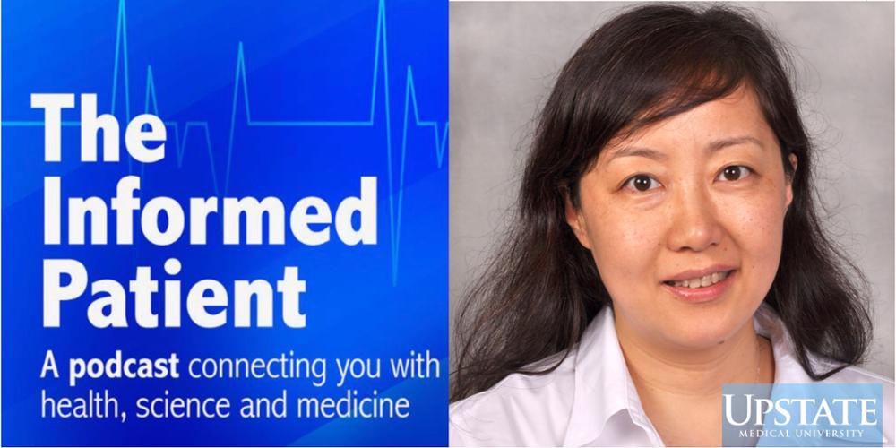 Upstate’s Wenyi Feng, PhD, researches the mechanisms of genomic instability induced by DNA replication. She is an associate professor of biochemistry and molecular biology.