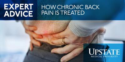 Expert Advice: How chronic back pain is treated