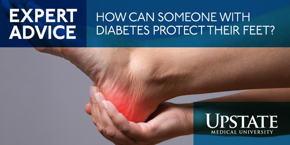 Expert Advice: How can someone with diabetes protect their feet?