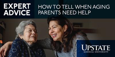 Clues can help adult children see how mom and dad are doing