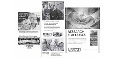 Upstate's ads often appear in event program for local organizations, ranging from Sarah's Guest House to Syracuse Opera. It's an effective way to reach an attentive audience.