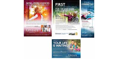There's a seasonal flair to our consumer-focused ads for clinical services including joint replacement, bariatric/weight loss, treatment for stroke and heart attack, women's urology and more.