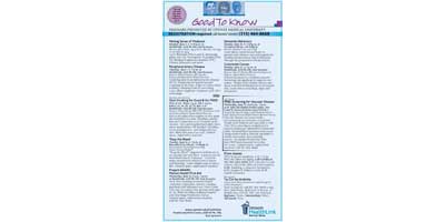 Upstate offers free and open-to-the public health seminars year-round.