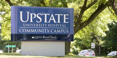 These illuminated signs, visible from the highway, set the standard for Upstate-branded signage.