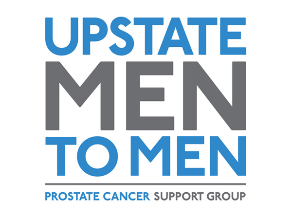 A support group received this special graphic, which uses the colors and typefaces of the Upstate brand.
