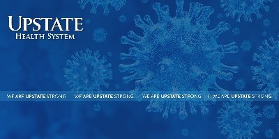 Zoom background UHH We Are Upstate Strong