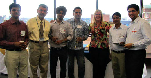 Dr. Khanna and Deb Killian welcome the Intern Class 2011-2012.