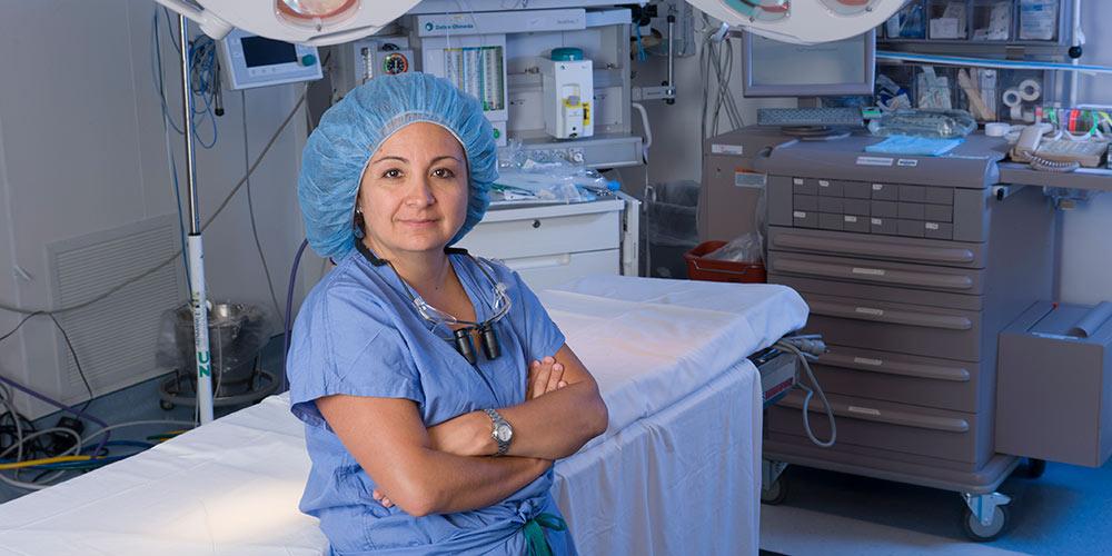 Zulma Tovar Spinoza, MD, director of Pediatric Neurosurgery
