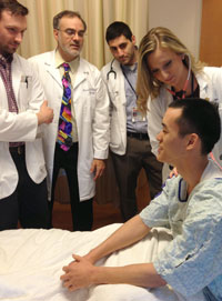 med students in neurology clerkship