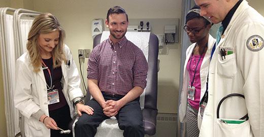 med students in neurology clerkship