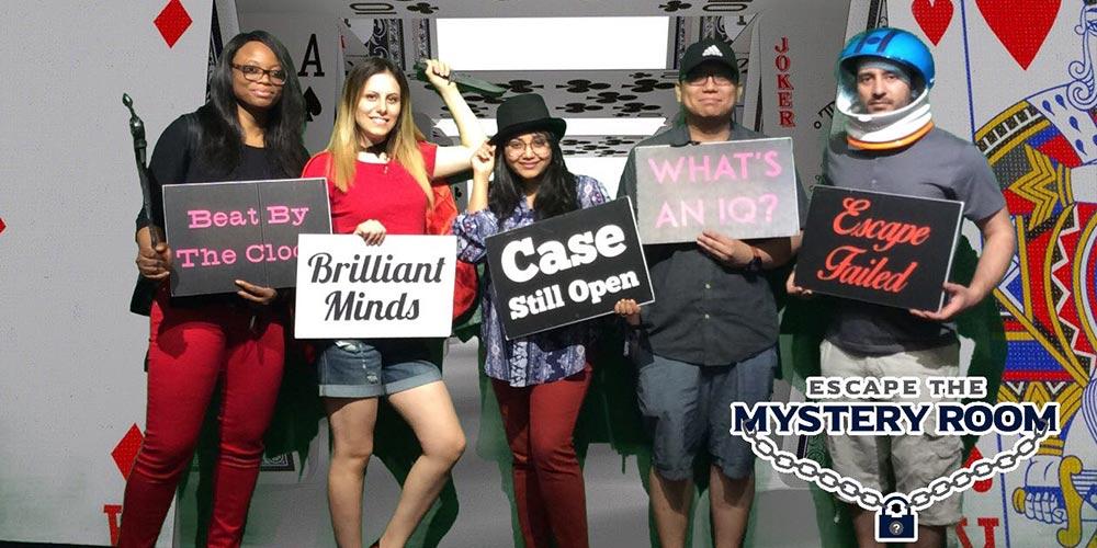 Fun in the mystery room.