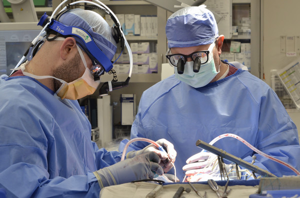 Dr. Gould in surgery 