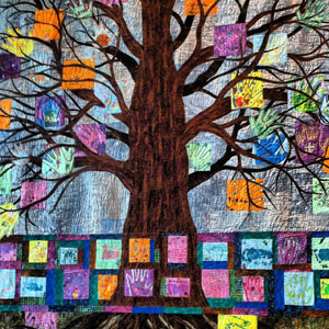 Quilt dedicated to children, their families and medical staff, now decorates children's hospital