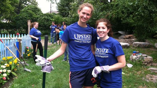 Upstate Medical University students participate in Day of Service Sept. 8