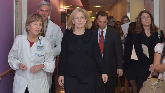 U.S. Sen. Kirsten Gillibrand tours Upstate Golisano Children's Hospital