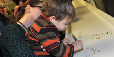 Cancer survivors, patients make their marks on the Upstate Cancer Center