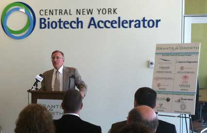 Biotech accelerator talks grants and growth