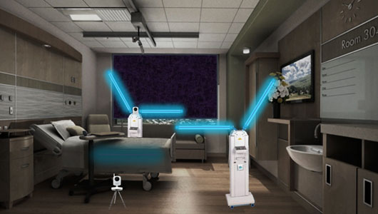 UV light cleaning technology enhances patient safety