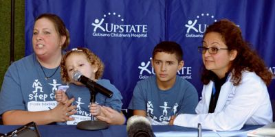 Upstate Golisano Children's Hospital is first to treat rare brain tumor with multi-staged approach using laser ablation technology