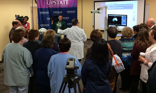 Upstate's Community Campus introduces area's first robotic arm technology for hip and knee procedures