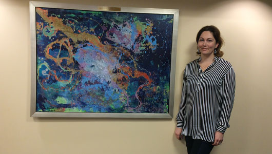 Donated artwork now on display at the Community Campus