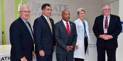 New York Assembly Speaker Carl Heastie visits Upstate Medical University