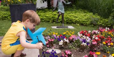 Upstate Golisano Children's Hospital garden starts to bloom in its first year