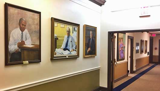 Upstate Portrait Collection cleaning process underway