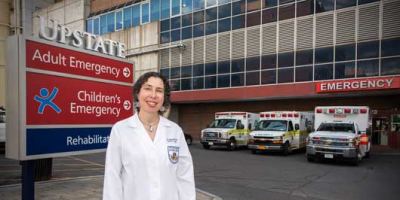 Kim Wallenstein, MD, PhD, is Upstate's new pediatric trauma medical director