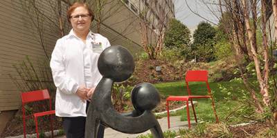 Patient and Family Healing Garden blooms at Community Campus